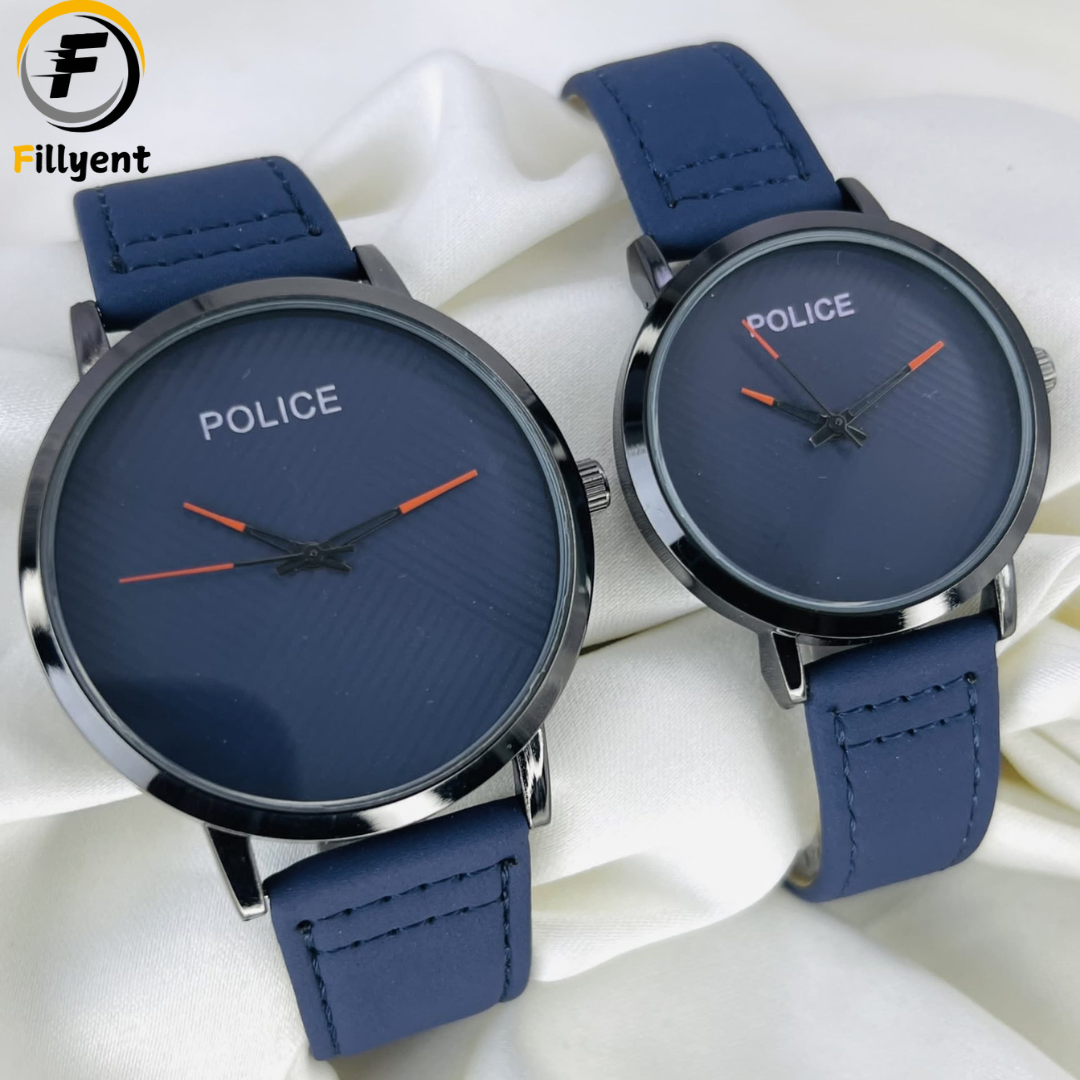 Aa1 Couple Police Stylish Watch For Couple