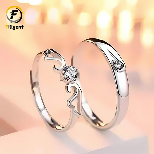 Couple Engagement & Friendship Rings | Stainless Steel