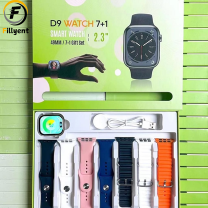 D9 Ultra Smartwatch Series 9 – 2.09″, Sport, Fitness, Bluetooth Call, Unisex (Random Color)