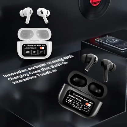 Air A9 Pro Touchscreen Wireless Earbuds (ANC/ENC)