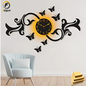 3d Unique Style Butterfly Wall Clock I Wooden Wall Clock With Light