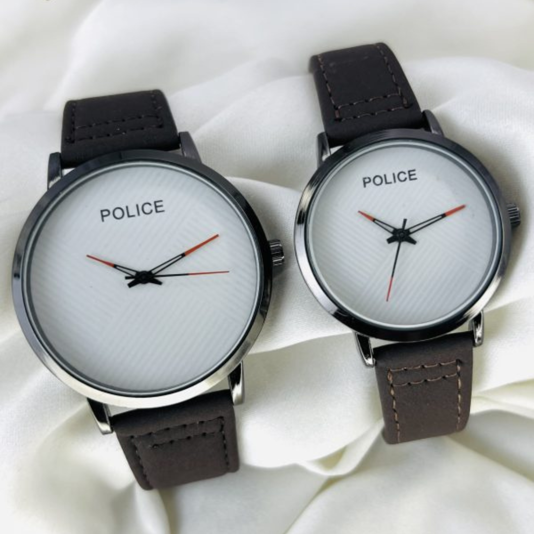 Aa1 Couple Police Stylish Watch For Couple